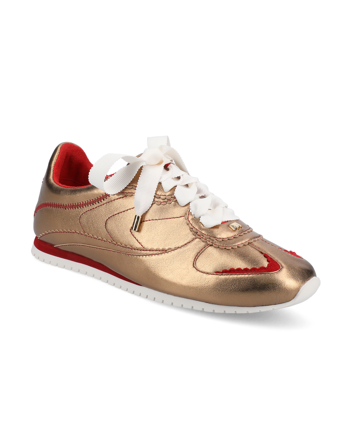 The Speedbird - Vintage Gold Metal Leather